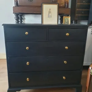 18th Century Oak Commode Chest of Drawers - Image 7