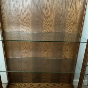 Glass fronted book case - Image 3