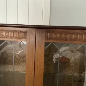 Glass fronted book case - Image 4