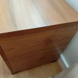 1 Walnut Modern bedside unit - Image 5