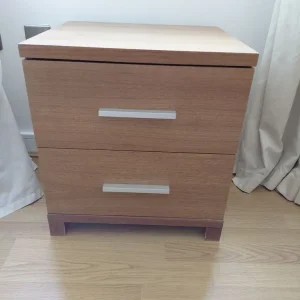 1 Walnut Modern bedside unit