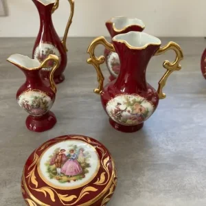 Collection of La Reine Limoges Vintage Porcelain