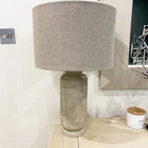 Bespoke Handmade Table Lamp Glass Bedside Lounge Living Room Hall Cream Beige Shades RRP £159.95 - Image 3