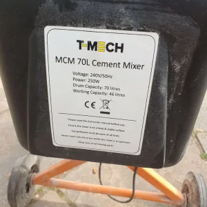 Cement Mixer (70 litre capacity) - Image 2