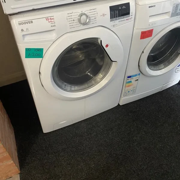 ♻️WHITE HOOVER EXCELLENT CONDITION WASHER DRYER 10KG