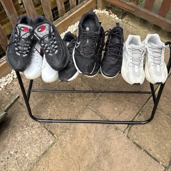 Five pairs of men’s size 9 trainers