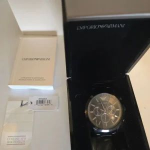 Emporio Armani Mens Black Watch - Image 3