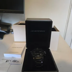 Emporio Armani Mens Black Watch - Image 4