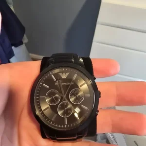 Emporio Armani Mens Black Watch