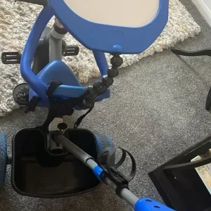 Little Tykes smart bike. Two I blue 1 red - Image 3