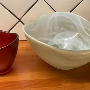 Matching ceramic bowls