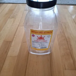 Empty large sweet jars