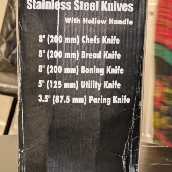 NO KNIVES, ONLY KNIFE STORAGE