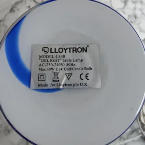 Lloytron Coastal Glass Vase Lamp - Image 4