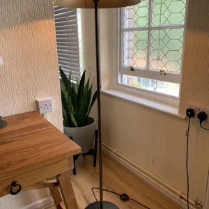 Floor Lamp with Amber Bulb - Image 2