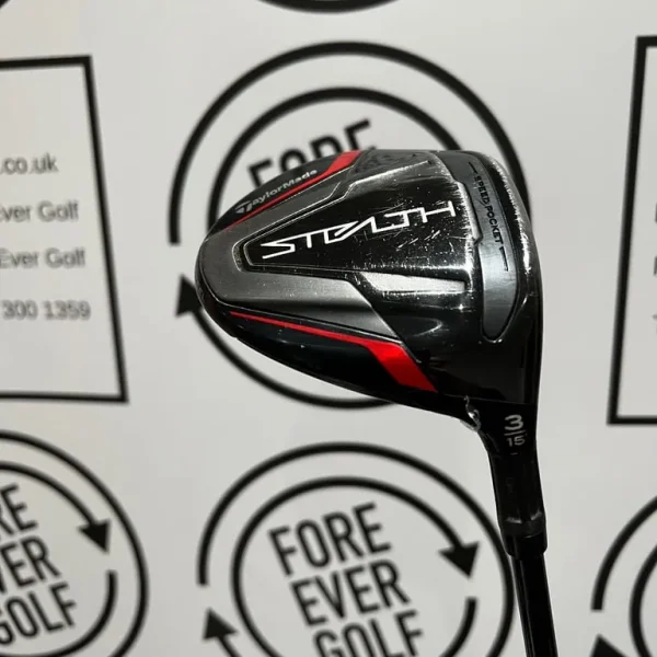 TAYLORMADE STEALTH 3 WOOD - 15 Deg / 50g Reg Flex / GOOD USED
