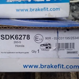 Honda civic brake discs - New - Image 2