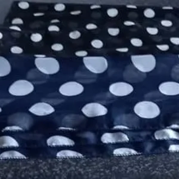 2 Polka dot scarves