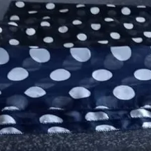 2 Polka dot scarves