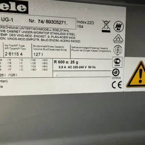 Miele Wine cooler With Free Delivery N Warranty - Image 5