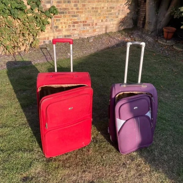 Two Suitcases ONLY £1 THE PAIR