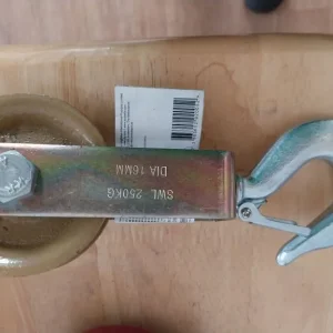 Diall Zinc-plated 1 wheel Pulley, 80mm diameter. - Image 2