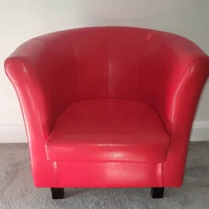 Red armchair