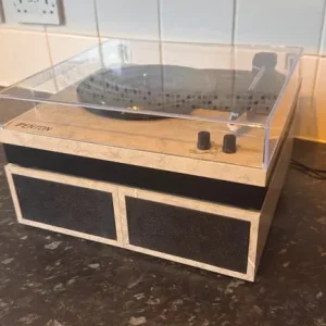 Fenton RP165M Bluetooth Vinyl Record Player with Stereo Speakers