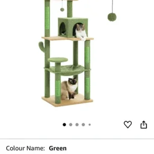 Cactus cat tower only used for 6 months - Image 4