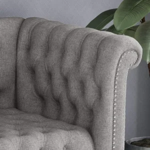 X2 3 seater chesterfield sofas - Image 4