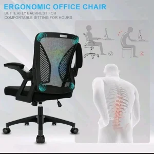 Durrafy Ergonomic Office Chair Black - Image 3