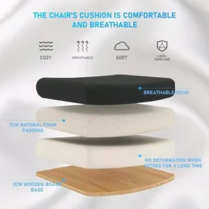 Durrafy Ergonomic Office Chair Black - Image 4