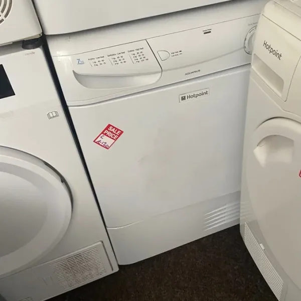 ♻️WHITE HOTPOINT ENERGY SAVING CONDENSER TUMBLE DRYER