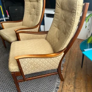 Lovely vintage Parker Knoll armchairs x2 1016-19 - Image 5
