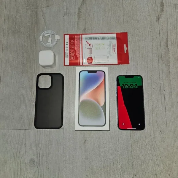 Iphone 14 Plus 5G Bundle Unlocked 128GB Purple Warranty I Phone