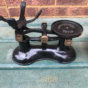 Vintage Boots Nottingham Scales with Brass Bowl. - Image 6