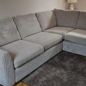 Light grey corner sofa - Image 5