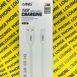 ANG Fast Charging Lightning USB Cable 2m Long