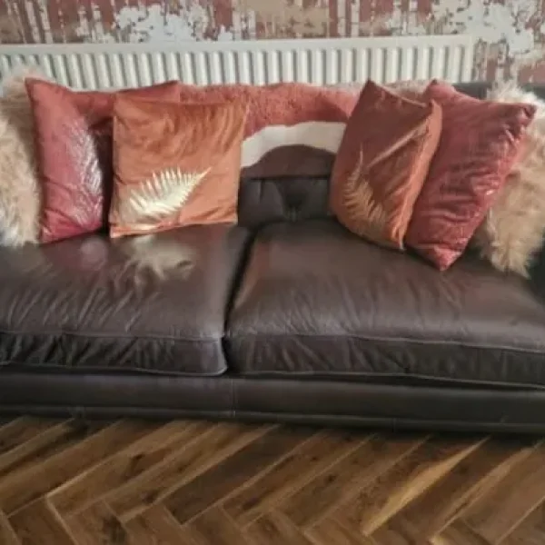 Job lot seetee pouffe armchair