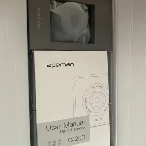 Apeman C4200 Black Wide Angle Dash Cam - Image 3