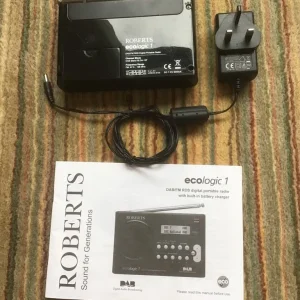 Roberts Ecologic 1 DAB/FM RDS digital portable radio, mains/ battery with built in battery charger - Image 2