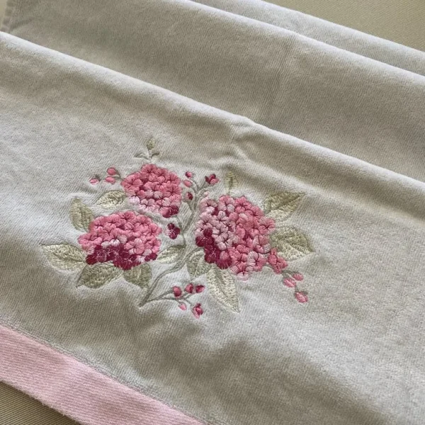 New embroidered hand towel