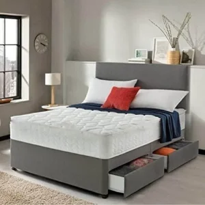 BRAND NEW DIVAN SMALL DOUBLE BED WITH MATTRESS IN AMAZING DESIGN ORDER NOW