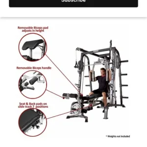 Marcy Smith machine and rack with dual cables - Image 3