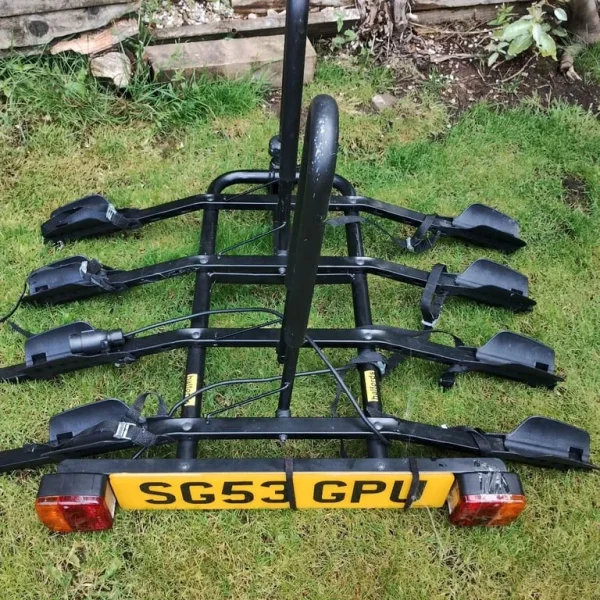 Halfords 4 bike tow bar mounted carrier