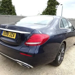 2018 Mercedes-Benz E-Class E350 SE Hybrid Auto – Front and Side Damage, Cat-N Salvage, Repairable