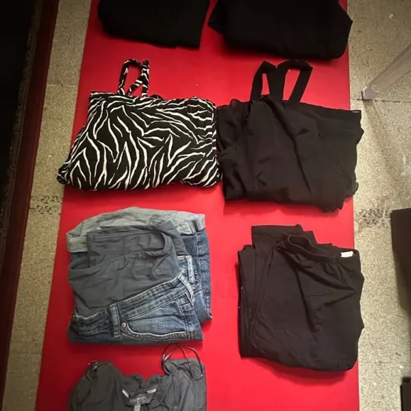 Summer maternity bundle size 12/M includes shorts, dresses and leggings