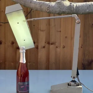 LARGE MID CENTURY WALDMANN LEUCHTEN LAMP, GERMAN INDUSTRIAL ARTICULATING LAMP - WILL POST! - Image 2