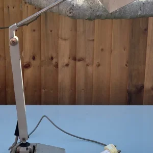 LARGE MID CENTURY WALDMANN LEUCHTEN LAMP, GERMAN INDUSTRIAL ARTICULATING LAMP - WILL POST! - Image 6