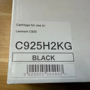 Lexmark printer C925 black toner cartridge - NEW, unused, in original box - Image 2